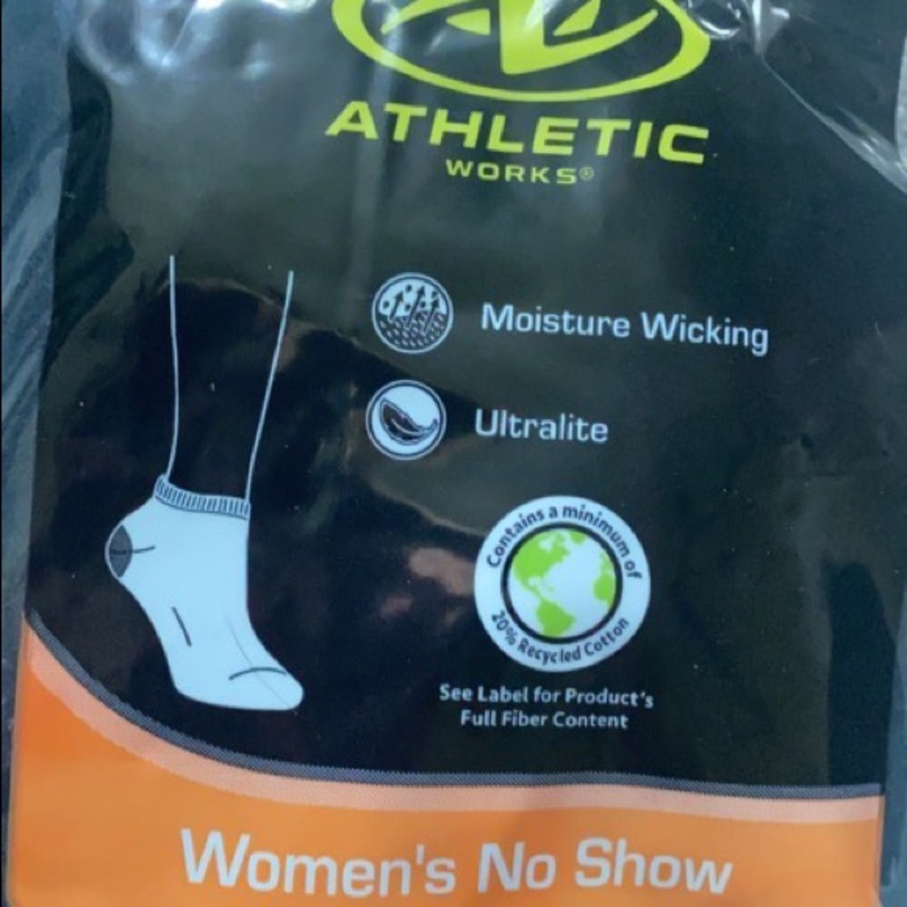 Pack of womens no show socks
